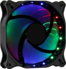 Вентилятор для корпуса Aerocool Cosmo 12 RGB 120х120x25 черный 4-pin (Molex) 24дБ (COSMO 12 FRGB MOLEX) Ret