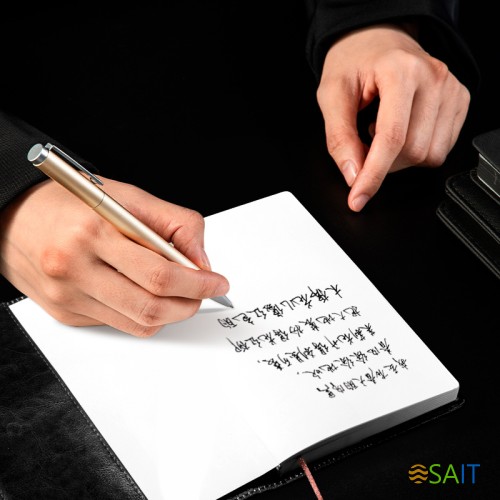 Ручка гелев. автоматическая Deli S99 GOLDEN золотистый d=0.5мм черн. черн. подар.кор. (1шт)