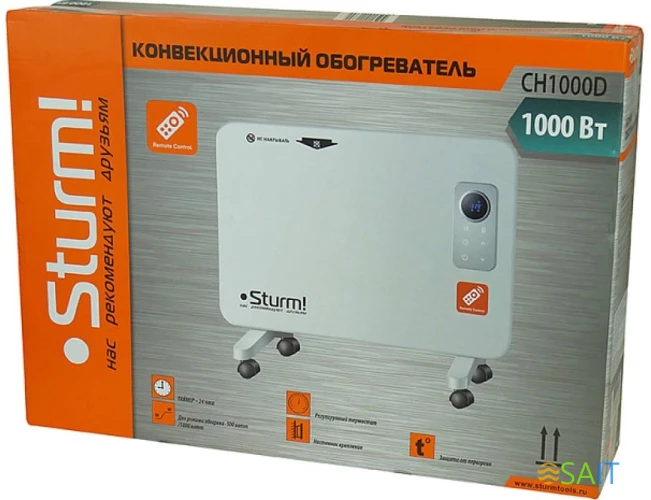 Конвектор Sturm! CH1000D 1000Вт белый