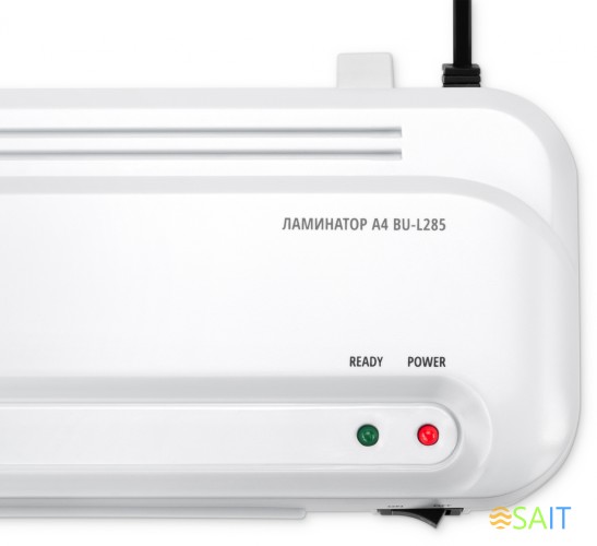 Ламинатор Buro BU-L285 белый A4 (80-100мкм) 22см/мин (2вал.) лам.фото