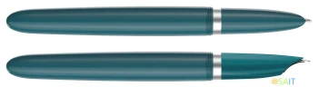 Ручка перьев. Parker 51 Core (2123506) Teal Blue CT F сталь нержавеющая подар.кор.