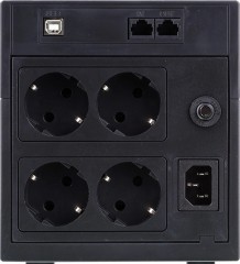 Источник бесперебойного питания Powercom Raptor RPT-2000AP LCD 1200Вт 2000ВА черный