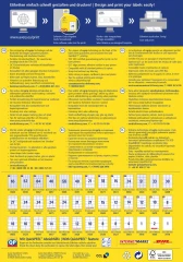 Этикетки Avery Zweckform 3424 A4 105x48мм 12шт на листе/70г/м2/белый/100л. матовое самоклей. универсальная