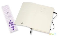 Блокнот Moleskine CLASSIC SOFT EXPENDED QP619EXP Large 130х210мм 400стр. пунктир мягкая обложка черный