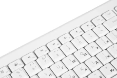 Клавиатура Logitech K251 белый беспроводная BT slim (920-013364)