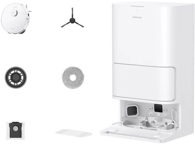 Пылесос-робот Dreame Trouver E30 Ultra 75Вт белый