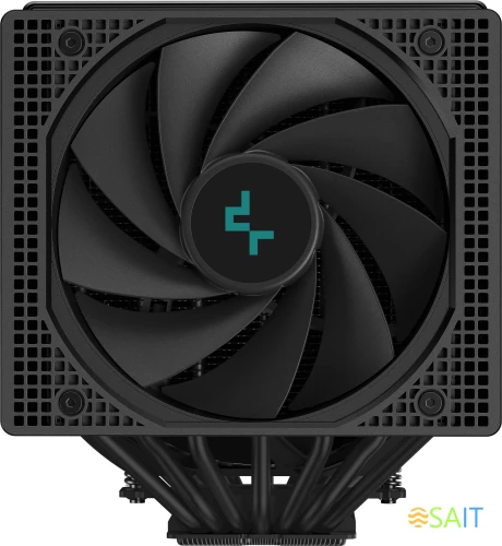 Устройство охлаждения(кулер) Deepcool Assassin IV VC Vision Soc-AM5/AM4/1200/2066/1700/1851 черный 4-pin 22.6-29.3dB Al+Cu LCD 300W 1780gr Ret (R-ASN4-BKNVMD-G)