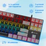 Клавиатура Оклик K600X механическая черный/серый USB Multimedia for gamer LED