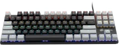 Клавиатура Оклик K600X механическая черный/серый USB Multimedia for gamer LED