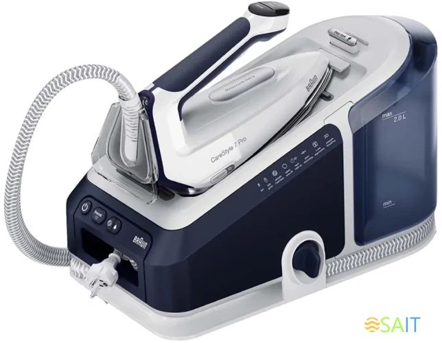 Парогенератор Braun CareStyle 7 IS7282BL 2700Вт синий/белый