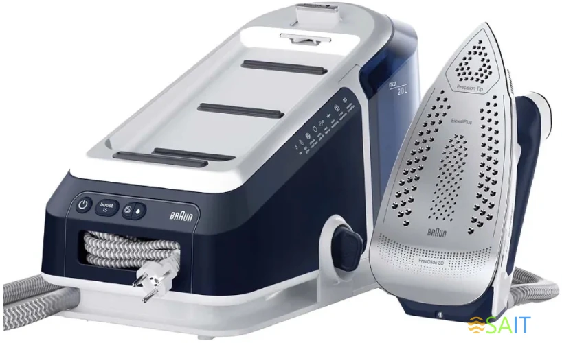 Парогенератор Braun CareStyle 7 IS7282BL 2700Вт синий/белый