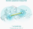 Бесшовный Mesh роутер TP-Link Deco X50(1-Pack) AX3000 10/100/1000BASE-TX белый