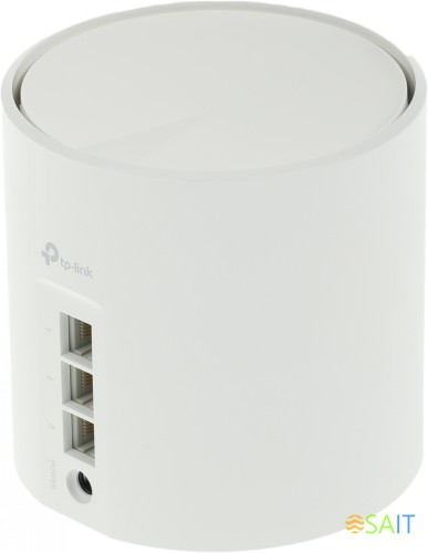 Бесшовный Mesh роутер TP-Link Deco X50(1-Pack) AX3000 10/100/1000BASE-TX белый