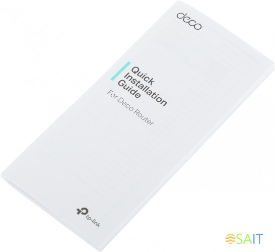 Бесшовный Mesh роутер TP-Link Deco X50(1-Pack) AX3000 10/100/1000BASE-TX белый