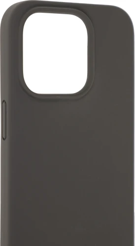 Чехол (клип-кейс) Deppa для Apple iPhone 15 Pro Liquid Silicone with MagSafe серый