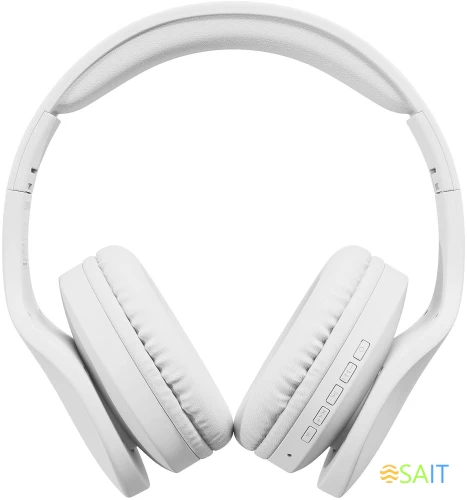 Гарнитура накладные Digma BT-17 белый беспроводные bluetooth оголовье (BT17W)