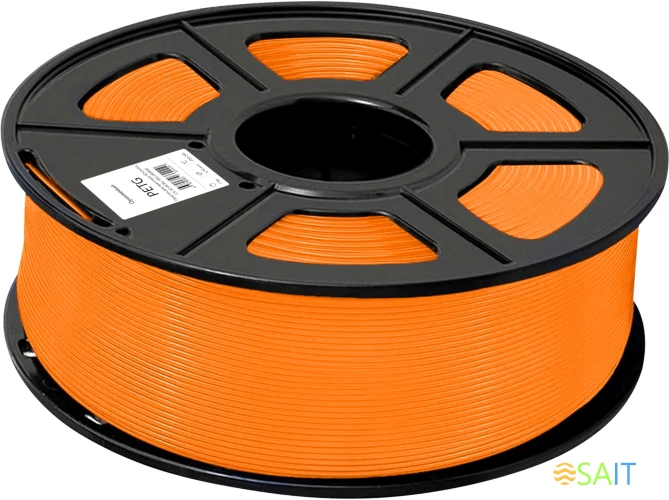 Пластик для принтера 3D Cactus CS-3D-PETG-1KG-ORANGE PETG d1.75мм 1кг L316м 1цв.