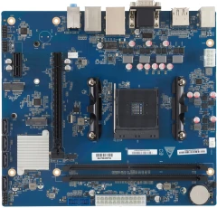 Материнская плата IRU A520M-VHDi/M.2 Soc-AM4 AMD A520 2xDDR4 mATX AC`97 6ch(5.1) GbLAN RAID+VGA+HDMI+DP