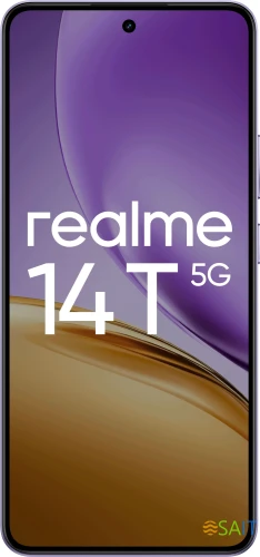 Смартфон Realme RMX5078 14T 5G 128Gb 8Gb фиолетовый моноблок 3G 4G 2Sim 6.67" 1080x2400 Android 15 50Mpix 802.11 a/b/g/n/ac NFC GPS GSM900/1800 GSM1900 Protect