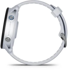 Смарт-часы Garmin Forerunner 955 33мм 1.3" корп.черный рем.белый разм.брасл.:130-220мм (010-02638-31)