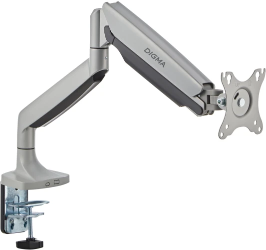 Кронштейн для мониторов ЖК Digma D-MM301 серый 17"-45" макс.15кг крепление к столешнице поворот и наклон