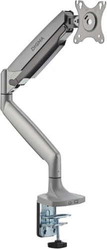 Кронштейн для мониторов ЖК Digma D-MM301 серый 17"-45" макс.15кг крепление к столешнице поворот и наклон