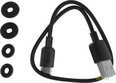 Гарнитура вкладыши Hoco Energy EQ5 черный беспроводные bluetooth в ушной раковине