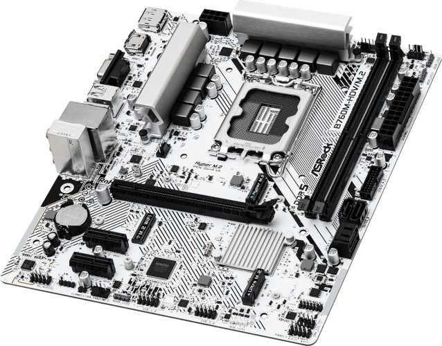 Материнская плата Asrock B760M-HDV/M.2 Soc-1700 Intel B760 2xDDR5 mATX AC`97 8ch(7.1) 2.5Gg RAID+VGA+HDMI+DP