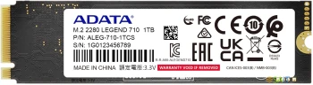 Накопитель SSD A-Data PCIe 3.0 x4 1TB ALEG-710-1TCS Legend 710 M.2 2280