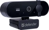 Камера Web Defender G-Lens 2580 черный 2Mpix USB2.0 с микрофоном для ноутбука (63112)