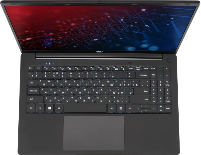 Ноутбук IRU Strato 15ALI Core i5 12450H 16Gb SSD512Gb Intel UHD Graphics 15.6" IPS FHD (1920x1080) FreeDOS black WiFi BT Cam 6000mAh (2084738)