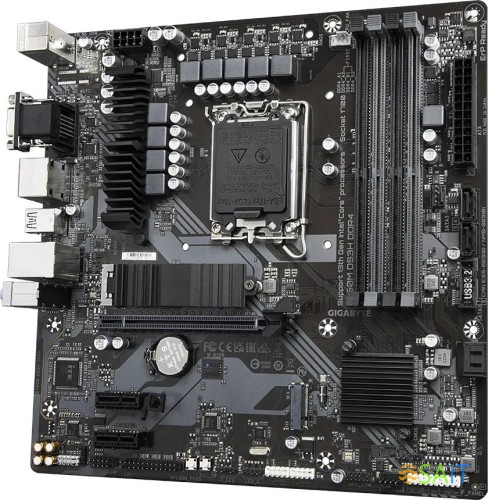 Материнская плата Gigabyte B760M DS3H DDR4 Soc-1700 Intel B760 4xDDR4 mATX AC`97 8ch(7.1) 2.5Gg RAID+VGA+HDMI+DP