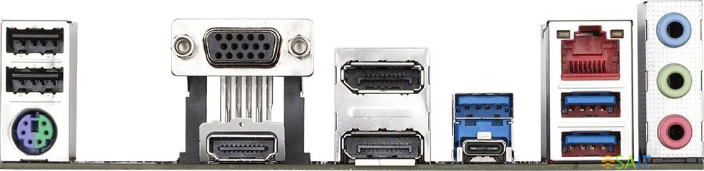 Материнская плата Gigabyte B760M DS3H DDR4 Soc-1700 Intel B760 4xDDR4 mATX AC`97 8ch(7.1) 2.5Gg RAID+VGA+HDMI+DP