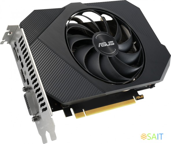 Видеокарта Asus PCI-E 4.0 PH-RTX3050-8G-V2 NVIDIA GeForce RTX 3050 8Gb 128bit GDDR6 1777/14000 HDMIx1 DPx1 HDCP Ret