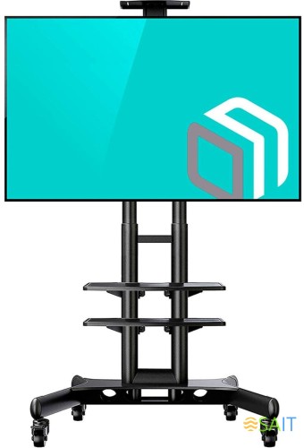 Подставка для телевизора Onkron TS1552 черный 40"-70" макс.60.5кг напольный мобильный