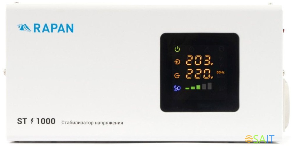 Стабилизатор напряжения Бастион Rapan ST-1000 1000ВА белый