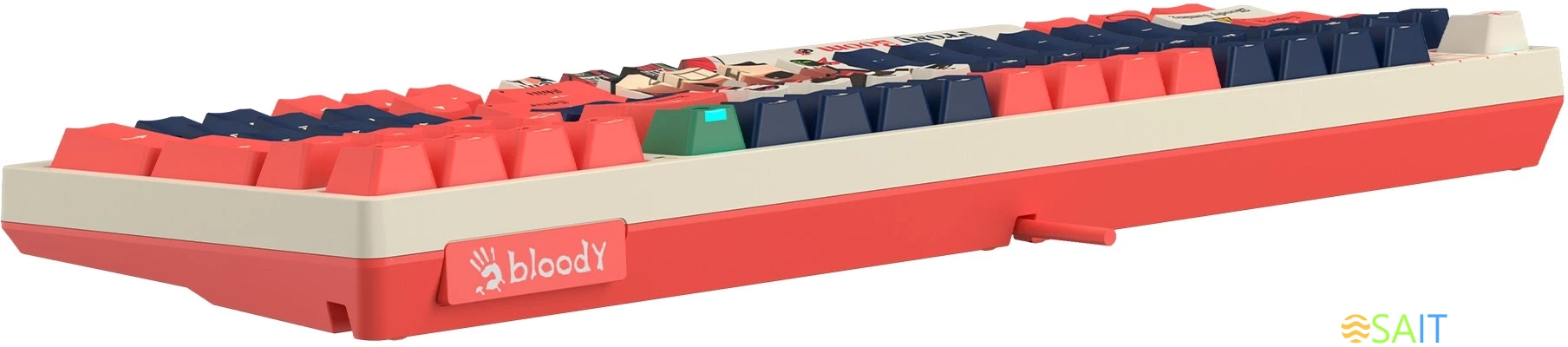 Клавиатура A4Tech Bloody AT98 Proxy Boom механическая бежевый/красный USB for gamer LED (AT98)