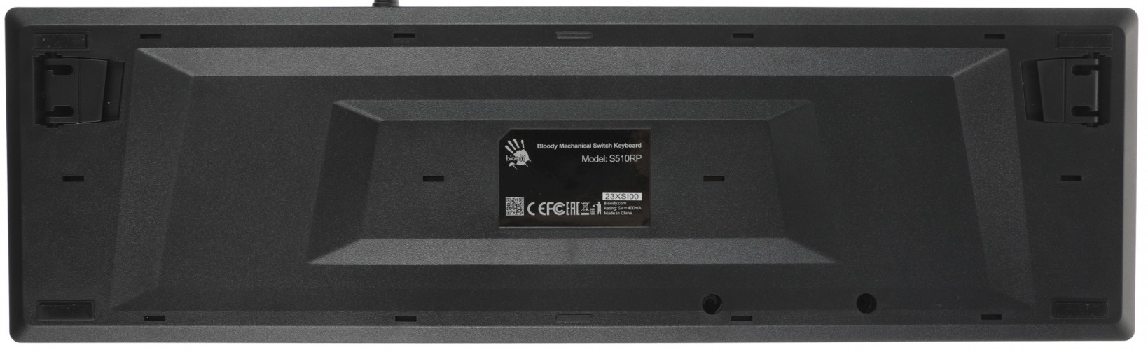 Клавиатура A4Tech Bloody S510RP механическая черный USB for gamer LED (S510RP PUDDING BLACK/BLMS RED)