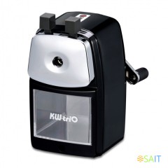Точилка для карандашей механическая Kw-Trio 30VA 30VA-BLK 1 отверстие металл черный