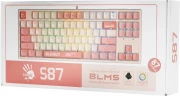 Клавиатура A4Tech Bloody S87 Energy механическая розовый USB for gamer LED (S87 USB ENERGY PINK)