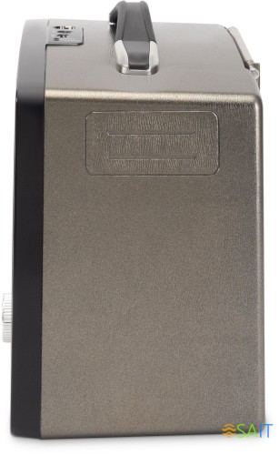 Радиоприемник настольный Hyundai H-PSR156 коричневый USB SD/microSD