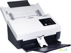 Сканер протяжный Avision AD345GN (000-1011-02G) A4 белый/черный