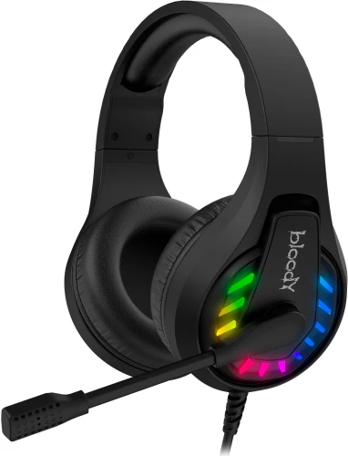 Наушники с микрофоном A4Tech Bloody G230p черный 2м накладные оголовье (G230P)