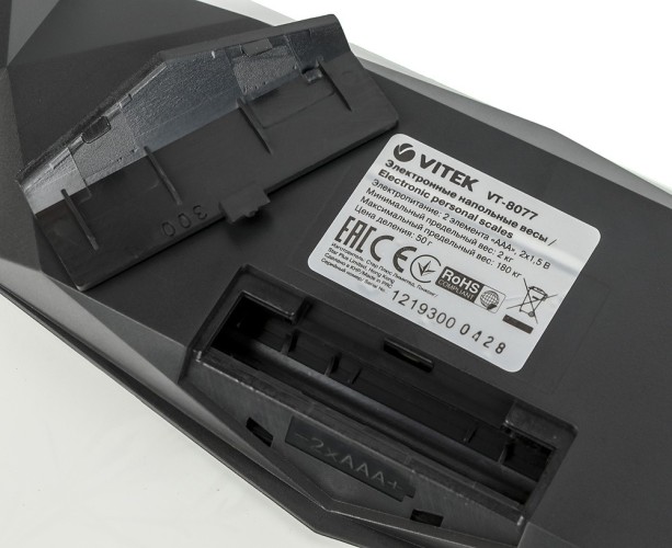Весы напольные электронные Vitek VT-8077 MC макс.180кг рисунок