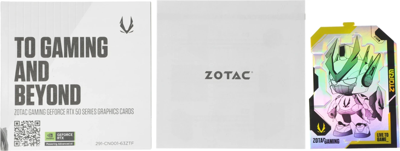 Видеокарта Zotac PCI-E 5.0 RTX 5060TI 8GB AMP NVIDIA GeForce RTX 5060TI 8Gb 128bit GDDR7 2632/28000 HDMIx1 DPx3 HDCP Ret