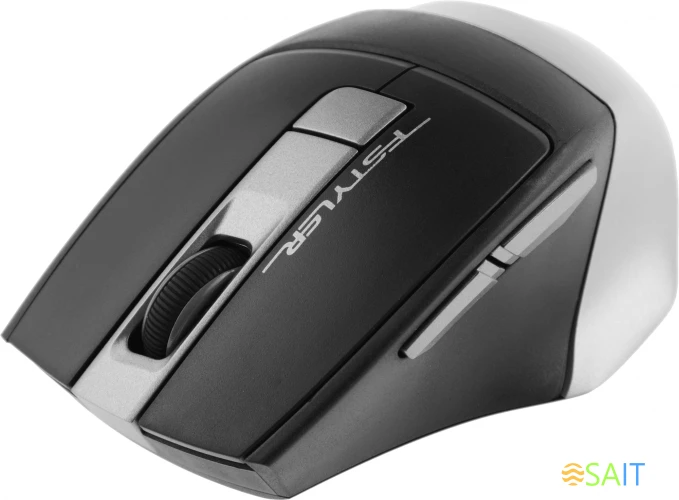 Мышь A4Tech Fstyler FG35 серый/черный оптическая 2000dpi беспров. USB 6but (FG35 GREY)