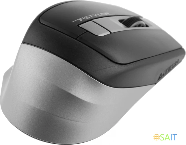 Мышь A4Tech Fstyler FG35 серый/черный оптическая 2000dpi беспров. USB 6but (FG35 GREY)