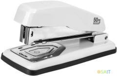 Степлер Deli E0414S/GREY E0414S 24/6 24/8 26/6 (25листов) серый 50скоб металл/пластик коробка