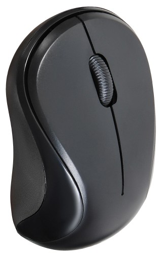 Мышь Оклик 605SW черный оптическая 1200dpi беспров. USB для ноутбука 3but (384108)