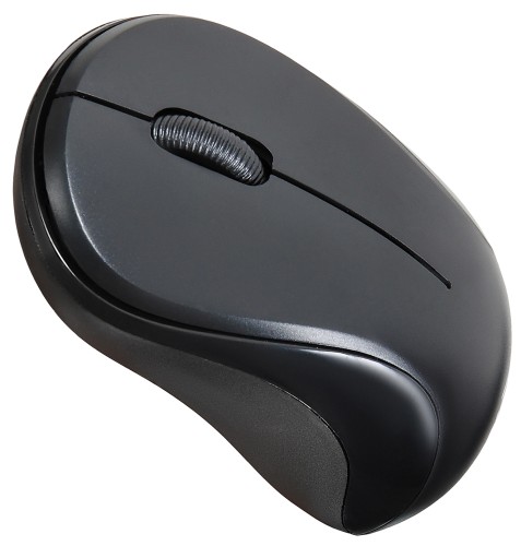 Мышь Оклик 605SW черный оптическая 1200dpi беспров. USB для ноутбука 3but (384108)